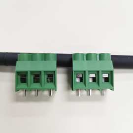 厂家供应绿色螺钉式接线端子635/636 间距6.35 PCB 端子