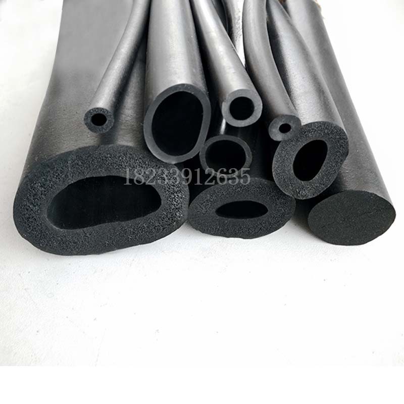 三元乙丙橡胶管圆形空心胶管发泡海绵圆管黑色套管