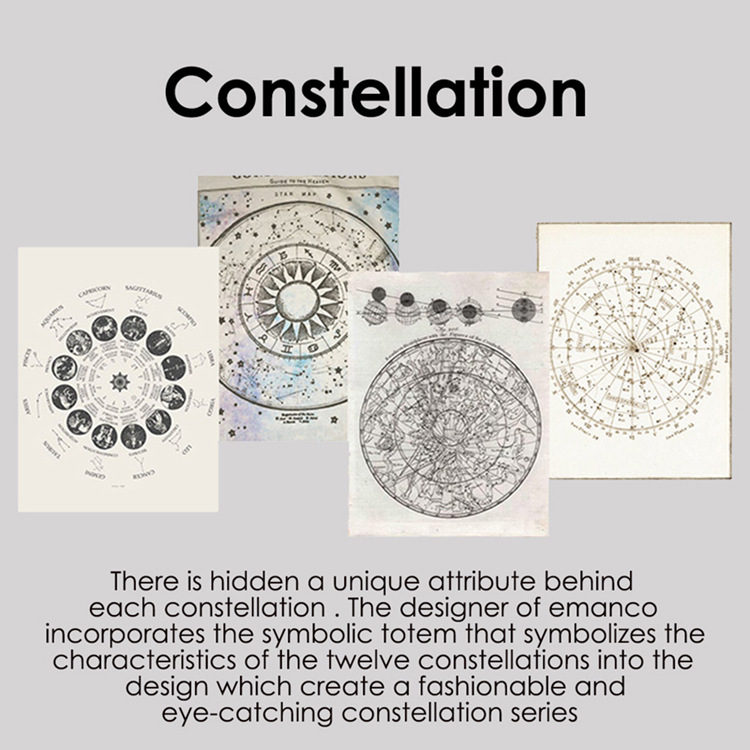 Fashion 12 Constellation Pendant Titanium Steel Necklace display picture 13
