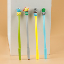 韩国文具 可爱创意硅胶仙人球 可爱仙人掌多肉造型中性笔