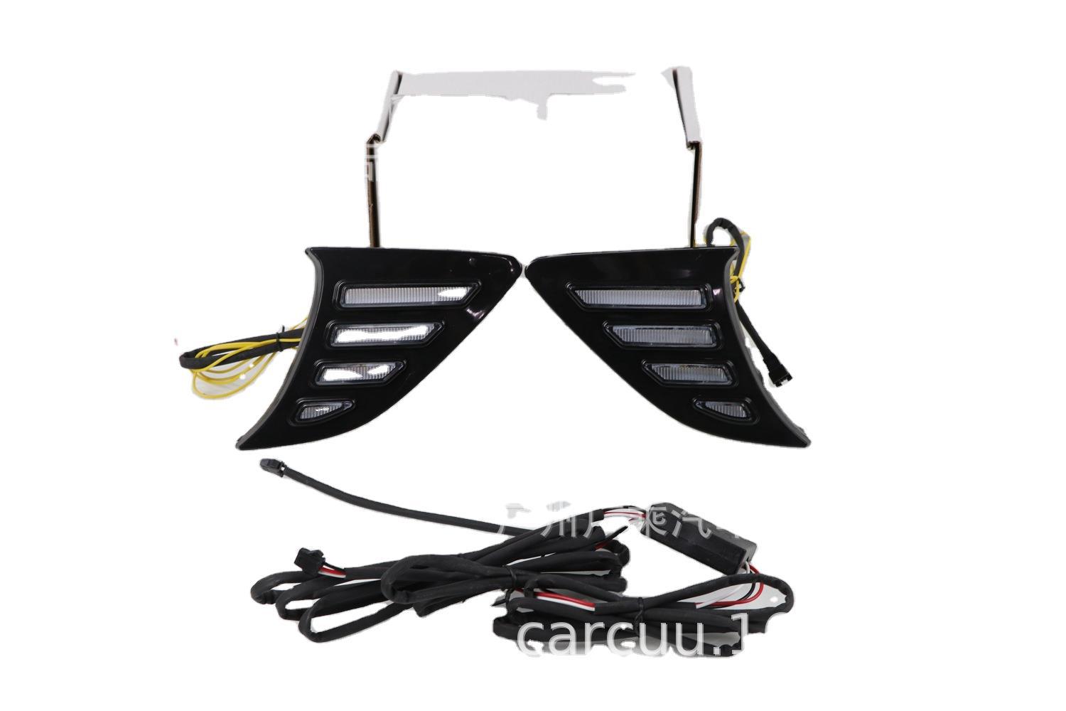 Adecuado para Suzuki ciaz Luz de marcha diurna 19 años LED Luz de marcha diurna Luz de marcha de dos colores luz antiniebla delantera