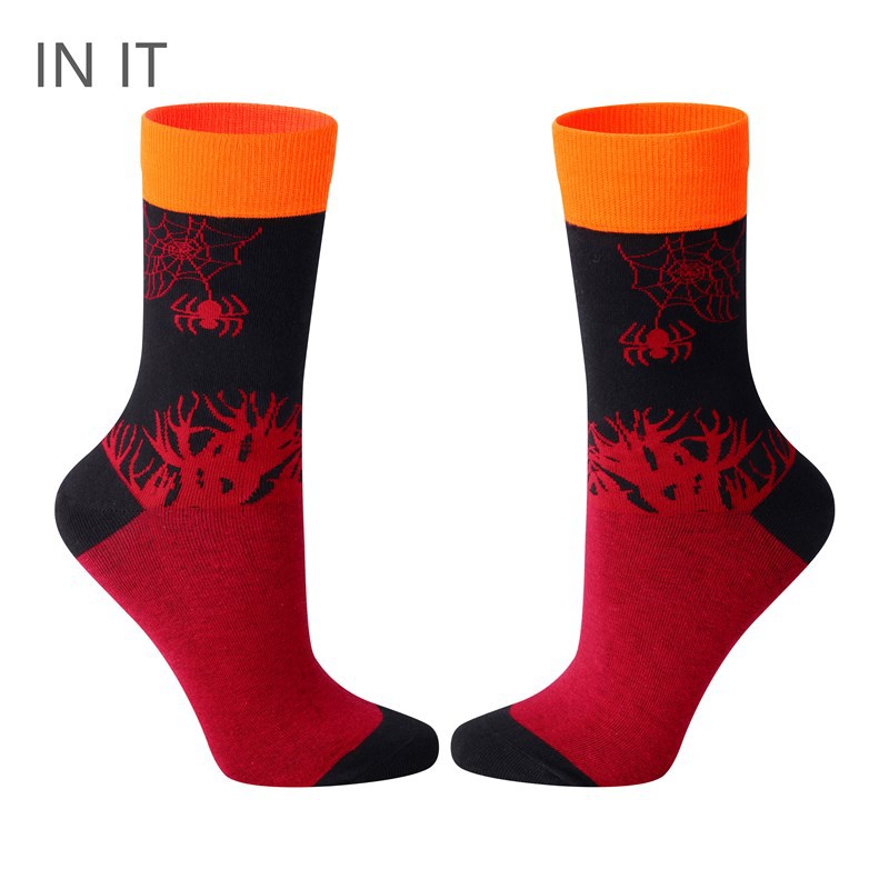 Unisex / men and women can casual flower socks in the tube socks