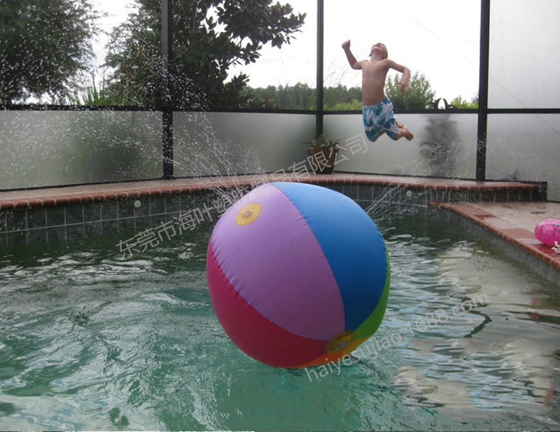 Inflatable travel beach water polo ball PVC play in water