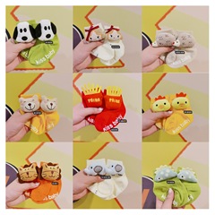Spring and Autumn ins style new children's socks cartoon doll short tube children's socks glue cute doll socks manufacturer wholesale