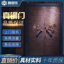 实力厂家 纯铜别墅大门 欧式庭院入户非标隔音 防盗 防火门定做