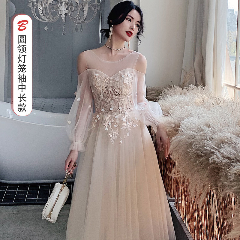 Evening dresses prom dress Robes de soirée evening gowns Champagne