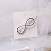 Sophisticated hair accessory, metal pin, hairgrip, European style, simple and elegant design