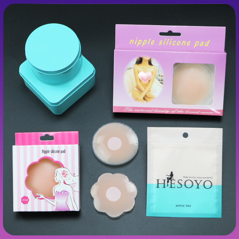 Cross-border silicone nipple stickers an...