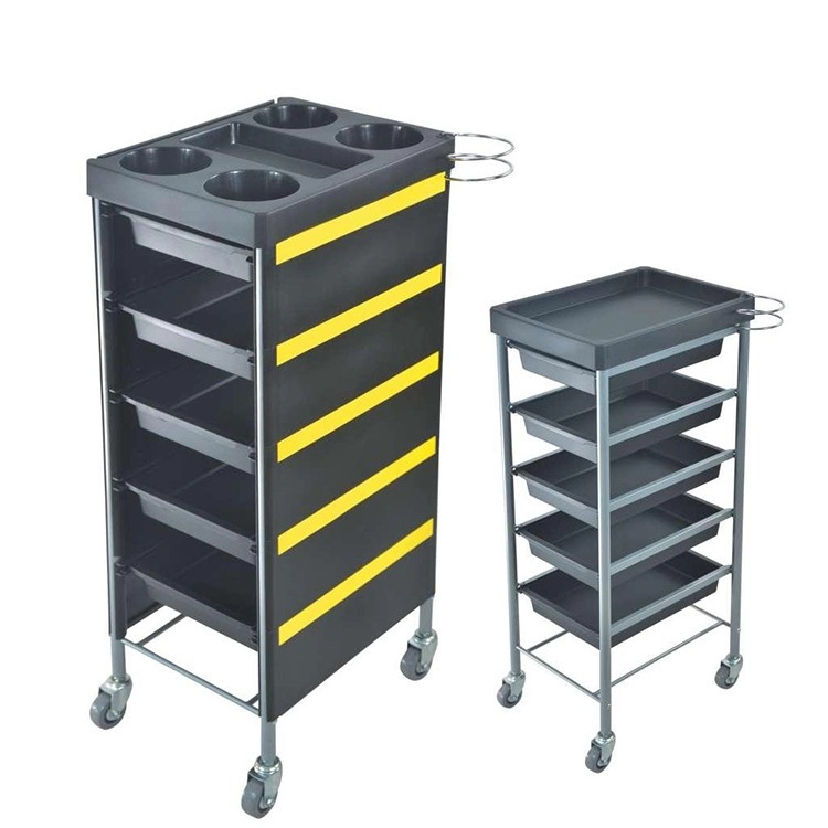 复古美发车发廊手推车美容推车发廊烫染工具车美容美发用品置物架