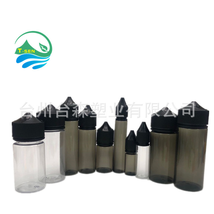 供应多种容量10-120ml大猩猩油瓶V3儿童安全盖烟液瓶尖嘴注油瓶