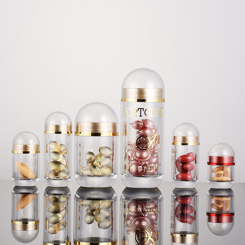 Acrylic Health Products Bottles in Multiple Sizes, High-end Capsule Filling Bottles, Tablet Candy Bottles, Transparent Packaging Bottles