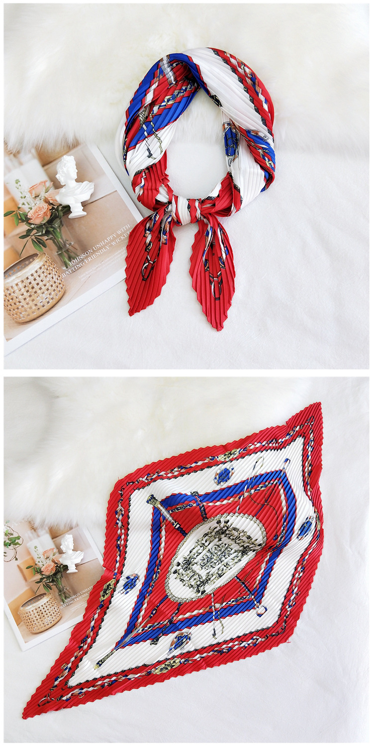 60g Weight Silk Scarf Classification Travel Occasion Polyester Material Spot, Stripe Pattern Spring&Summer Season Unisex Gender Sweet Style Khaki, Multicolor, Grey&Pink, Grey, Red, Green, Blue, Yellow, Black Color Unisex Sweet Spot Stripe Polyester Silk Scarf 23