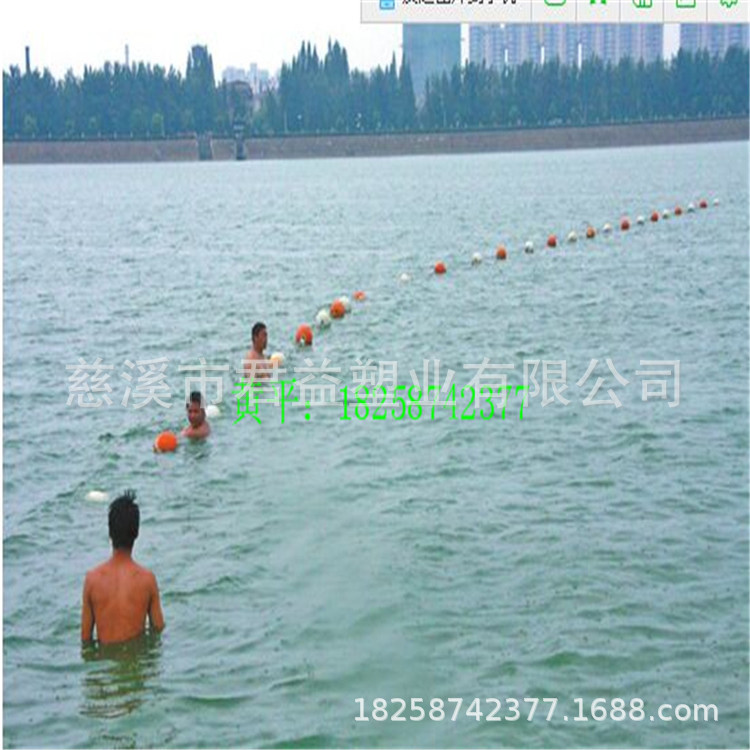 厂家供应游乐场划分区示域浮漂  水上游艺设施 聚乙烯浮漂