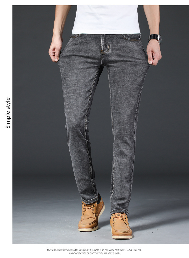 Pantalon jeans Lee gris coupe droite  - Ref 3426636 Image 10