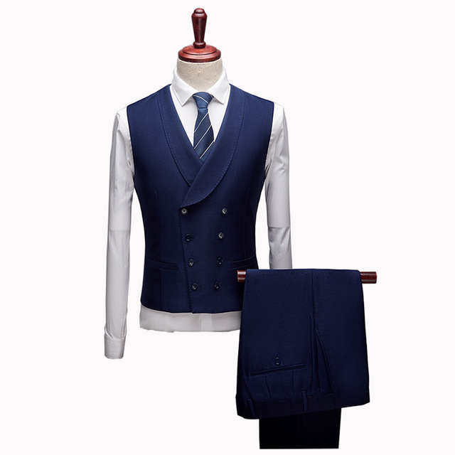 Men’s suit boutique wedding bridegroom Wedding Suit three piece suit