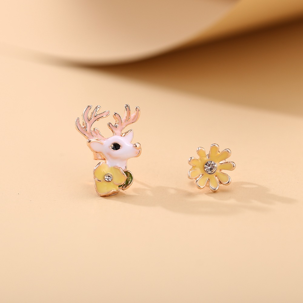 New Fashion Animal Cartoon Earrings Creative Retro Cute Sweet Fruit Earrings display picture 9