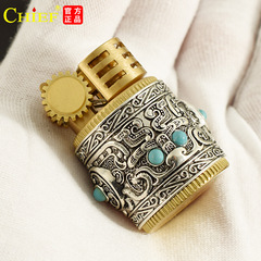 Leader kerosene lighter armor chubby new style compact portable retro men's gift lighter wholesale