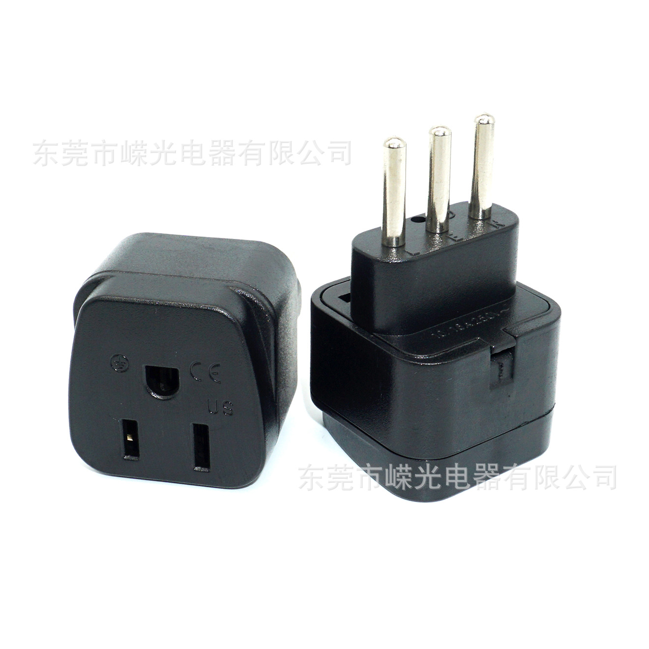 产销US-12A乌拉圭转换插座意大利三脚转换器接地意大利插头转换器