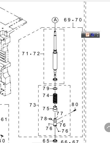 JUKI 贴片机 FX-1吸嘴杆 40081023