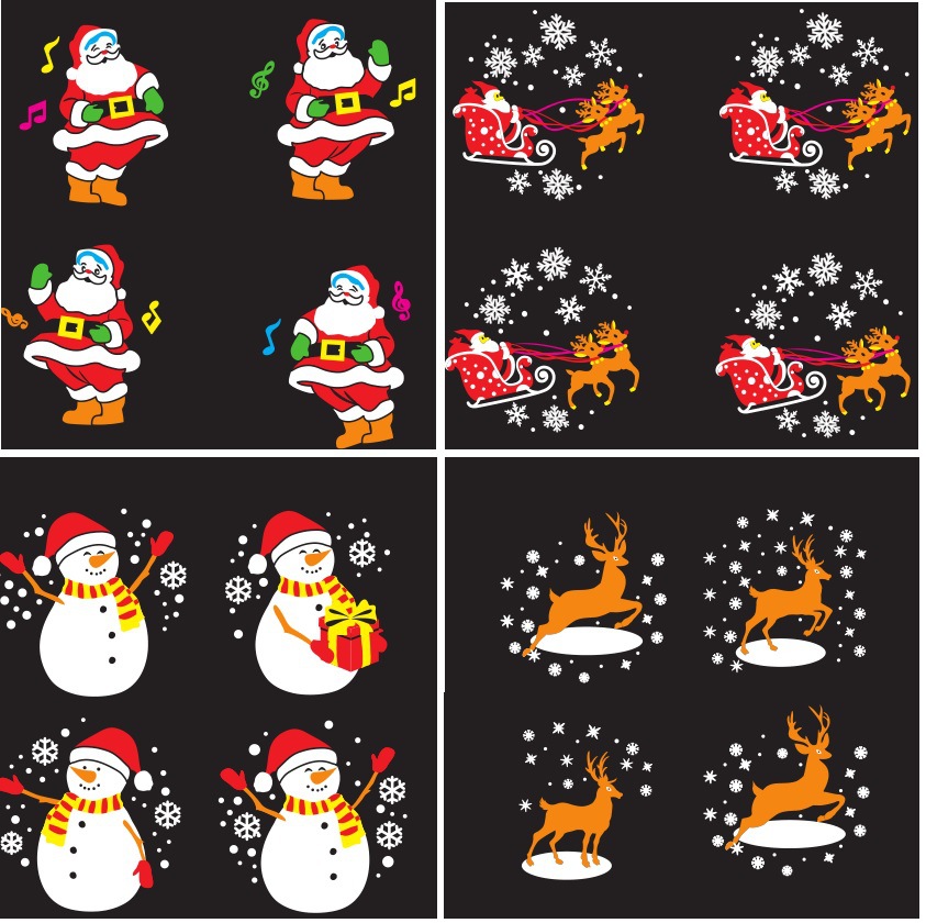 新款4圖換卡超亮動(dòng)畫燈 圣誕萬圣節(jié)圖案燈 插卡菲林不褪色 投影燈