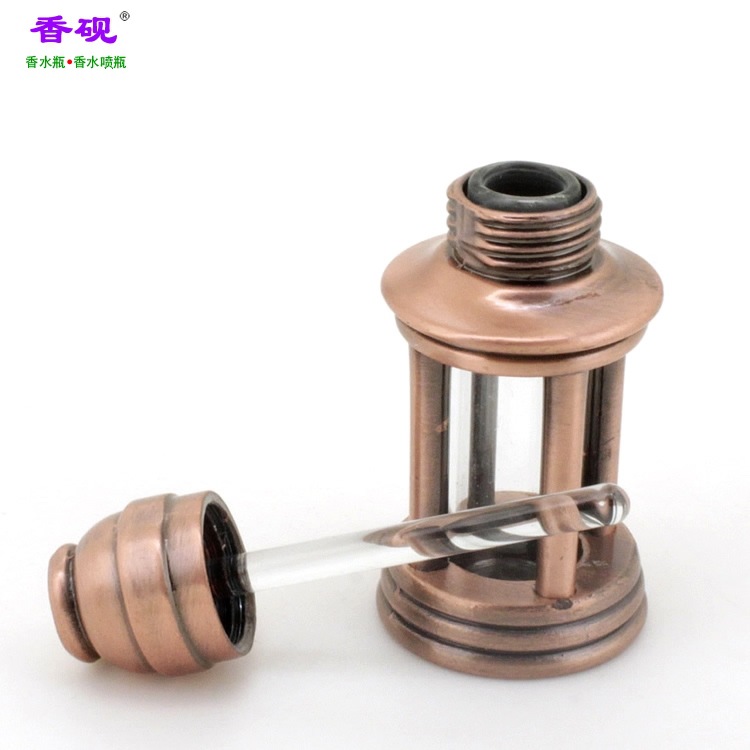香砚3ml古铜色四柱滑纹香水瓶1.jpg