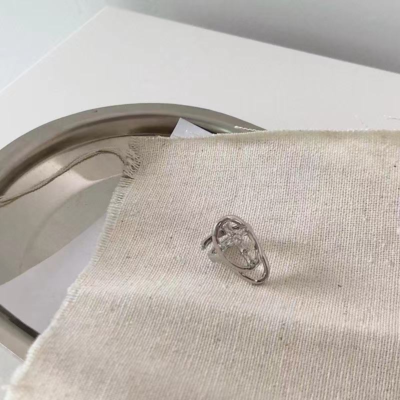 Elegante Geométrico Metal Embutido Circón Mujeres Anillos display picture 1