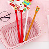 Cartoon black gel pen for elementary school students, children's stationery, wholesale, Birthday gift