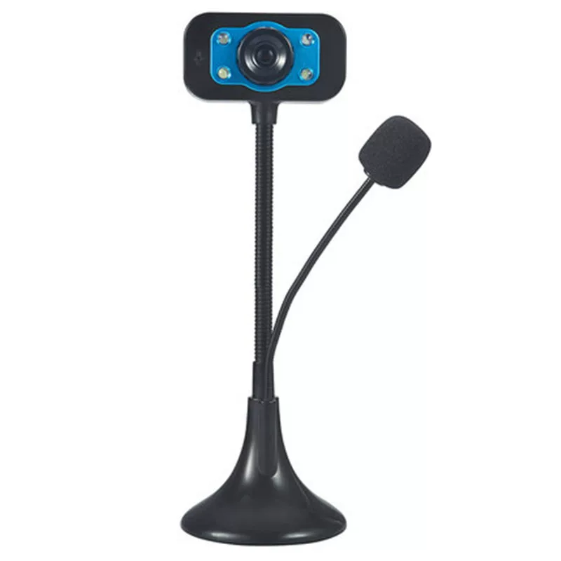 Gaoying высокочеткая внешняя USB-цифровая камера с микрофонным ремешком, ночная подсветка, для компьютера, видеоуроков и прямых эфиров