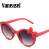 Children's fashionable trend sunglasses with bow, 2020