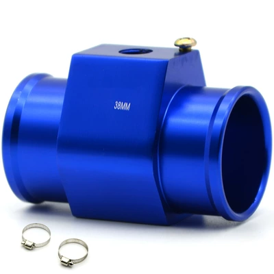 automobile water pipe modification universal water thermometer - 38mm-blue