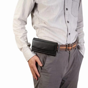 For red rice note13pro mobile phone hanging waist bag mate60 wear belt men's waist bag 7.2 inch large screen