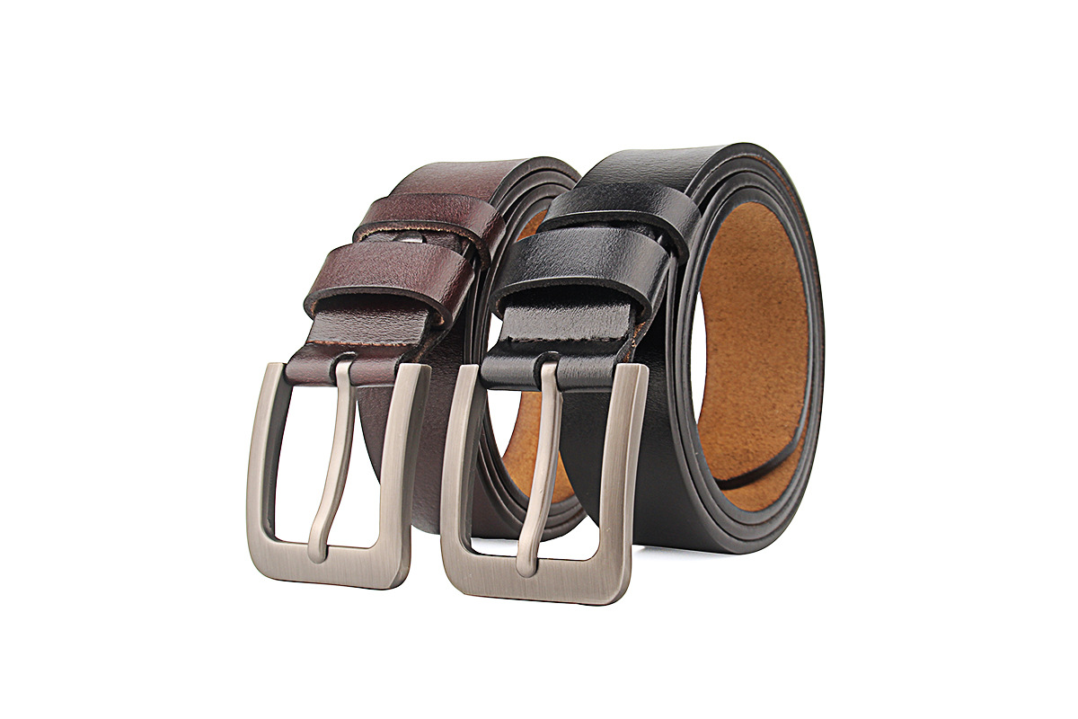 Men's genuine leather extended large size belt pure cowhide export model, specializing in the production of extended men's genuine leather belts