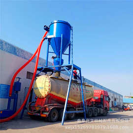 潍坊粉煤灰库房装车机 吨包粉料气力输送机图片炭黑装车吸灰机