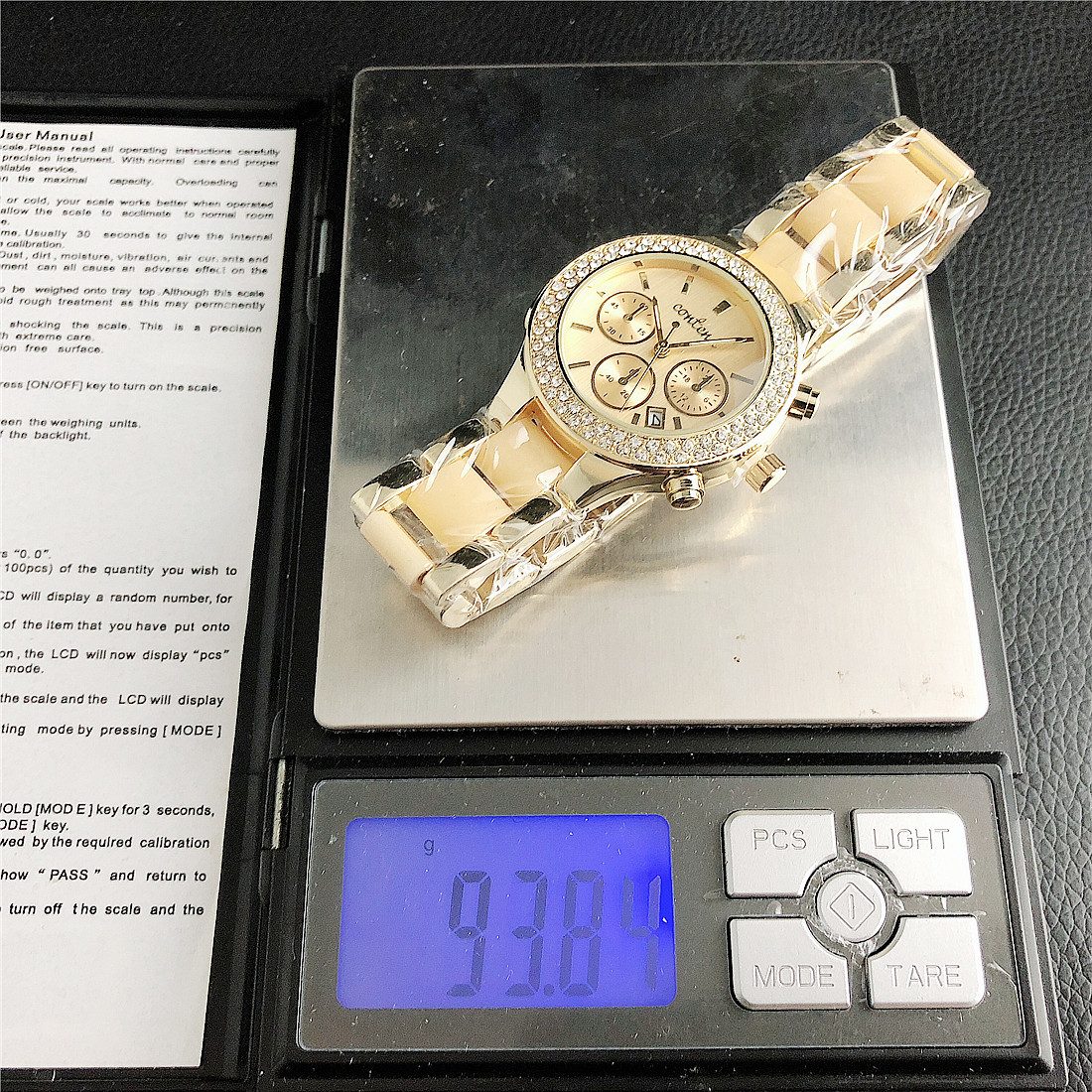 Orologio da donna con temperamento alla moda, adesivo ceramico al quarzo da uomo e lega_voghion.com