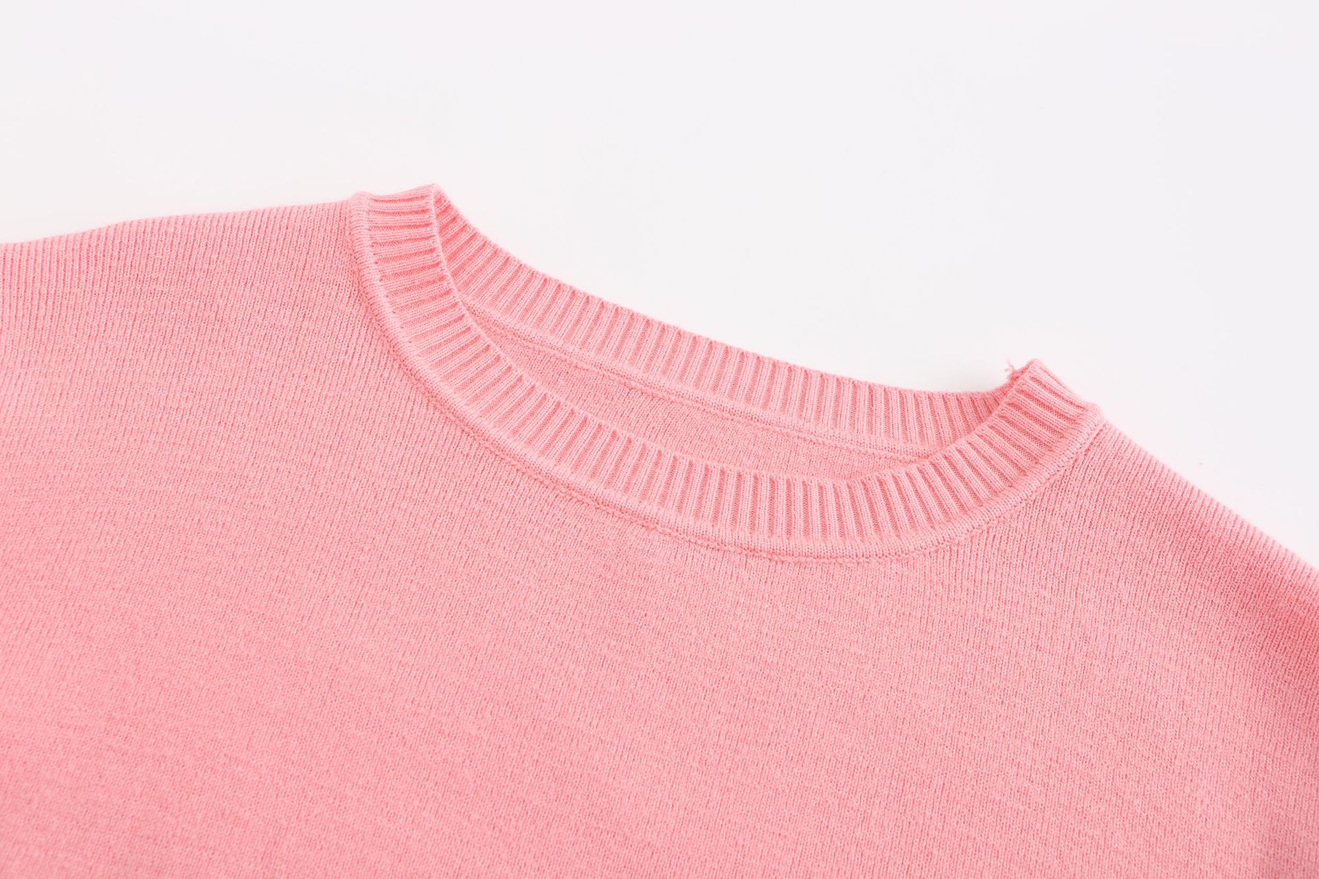 Women's Sweater Set Summer Macaron Colour Matching Co-ord Suit_voghion.com