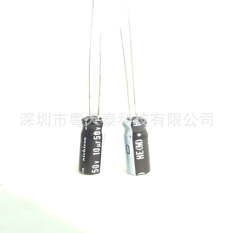 原装nichicon尼吉康  电解电容50V 10UF 5X11 105度  HE系列