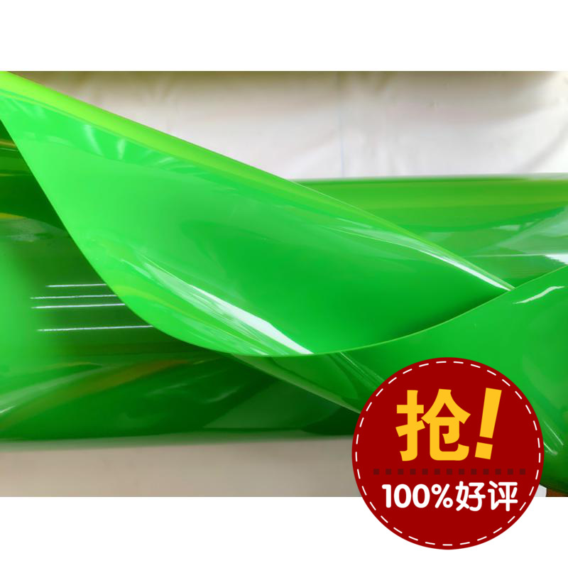 厂家批发有色光胶0.8PVC双面光胶 PVC镜面软胶 压延膜 电压 化妆