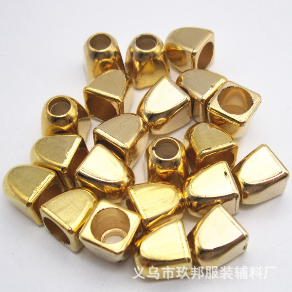 Square golden plastic bag