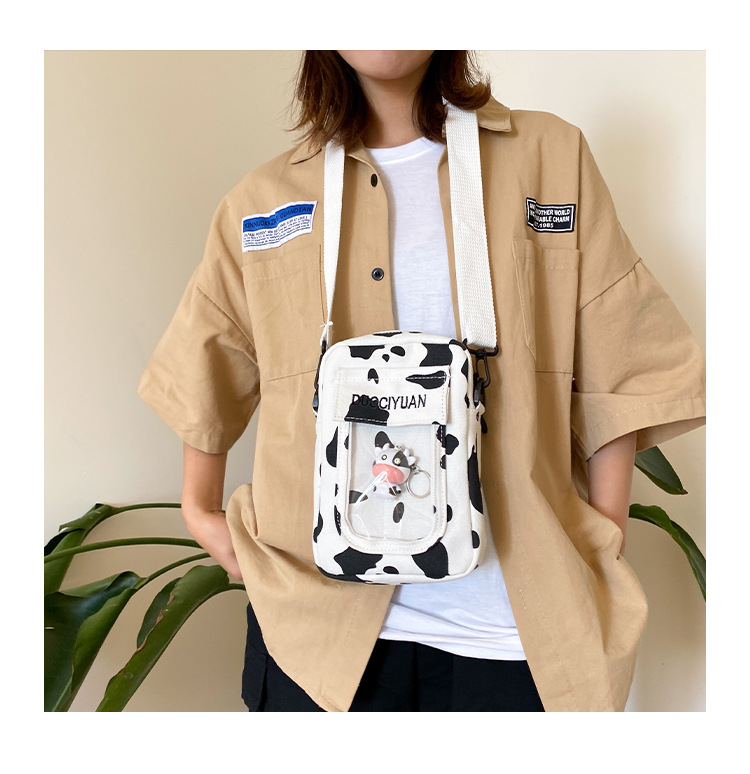 Moda Coreana Nueva Creativa Linda Muñeca Transparente Bolsa De Mensajero Bolsa De Lona Suave Al Por Mayor display picture 8