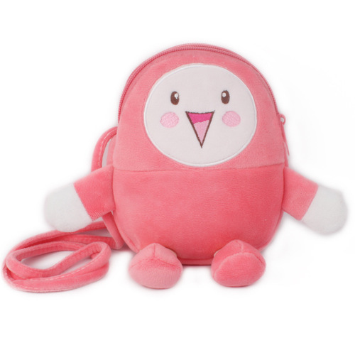 New cute baby children's plush crossbody bag shoulder rope mobile phone bag bag travel casual card bag