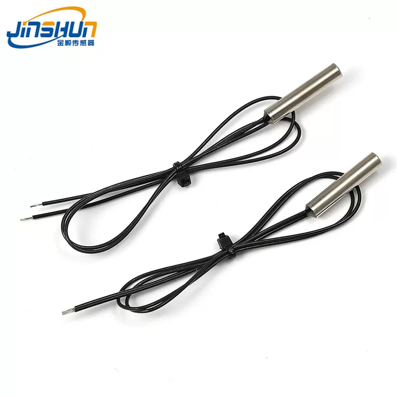NTC热敏电阻温度传感器探头5*25温度传感器5K 测温20-105°