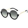 Children's fashionable trend sunglasses, metal glasses, 2020, European style