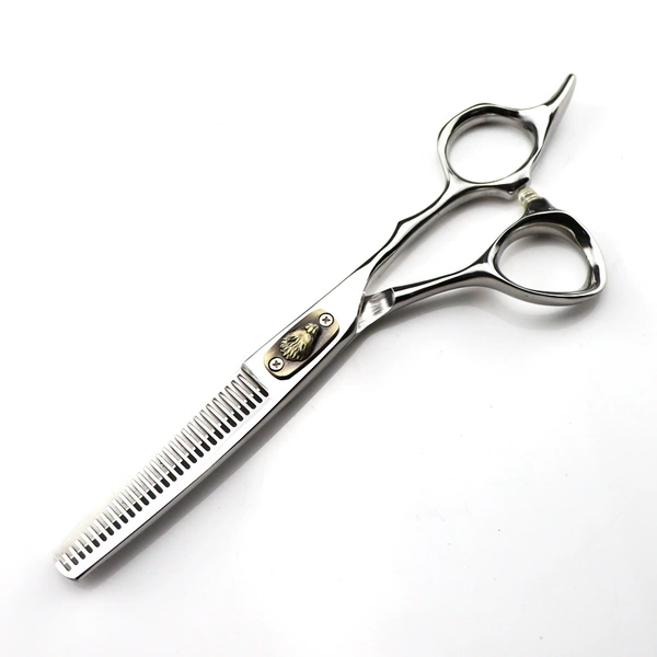 6.0 -inch thick circle handle wolf head scissors