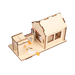 Physical Science and Technology small production Enlightenment toys diy materials Primary School students puzzle science steam hand power generation room