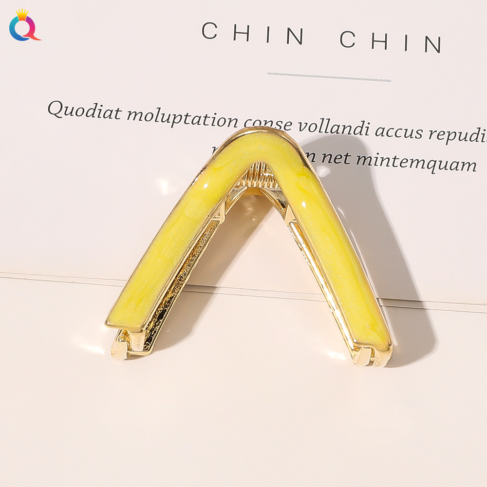 Women's Lady Korean Style Trapezoid Alloy Hair Claws display picture 22