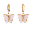 Fashionable acrylic fresh cute earrings, Korean style