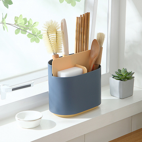 Original design Daimons chopstick barrel kitchen chopstick cage drain rack spoon chopstick storage box plastic