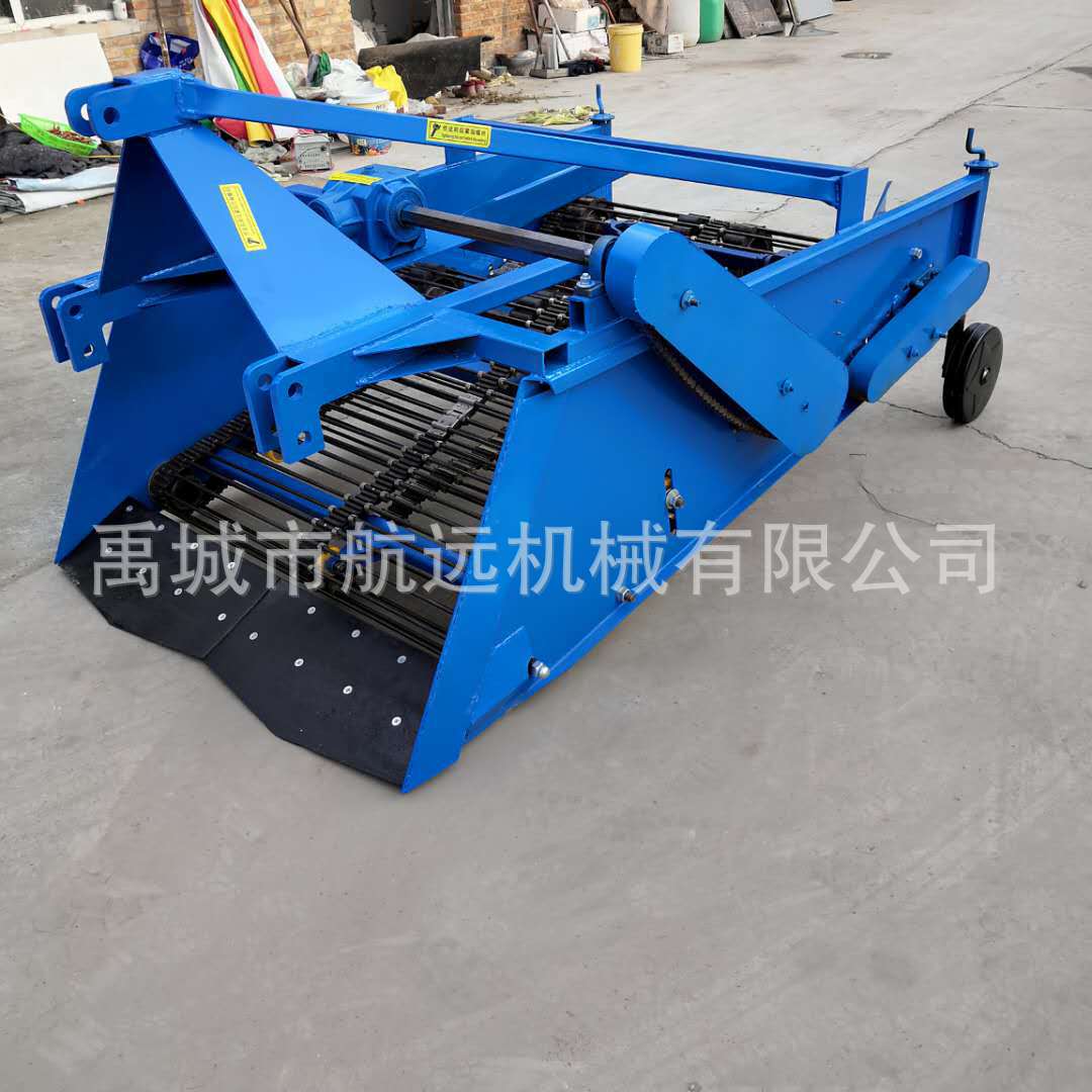 关防风板蓝根柴胡收获机 加重型双层链排的地下中药材丹参挖掘机