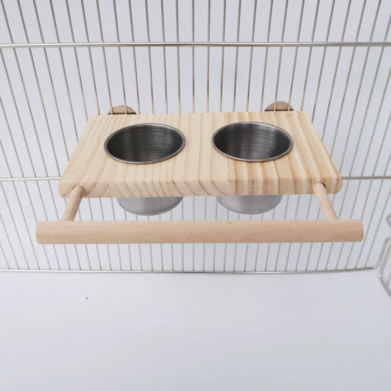 Кормушка для птиц Parrot Stainless Steel Food Box Food Cup Food Barls Food Bowl Drinking Water Bowl Water Cup Brew