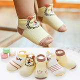 Дышащие детские трехмерные мультяшные носки для раннего возраста, Amazon, 5шт